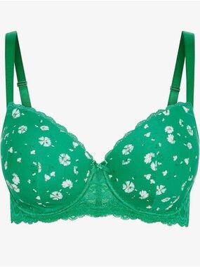 NWT-City Chic Women's Plus Size Contour Bra - Hailey Print